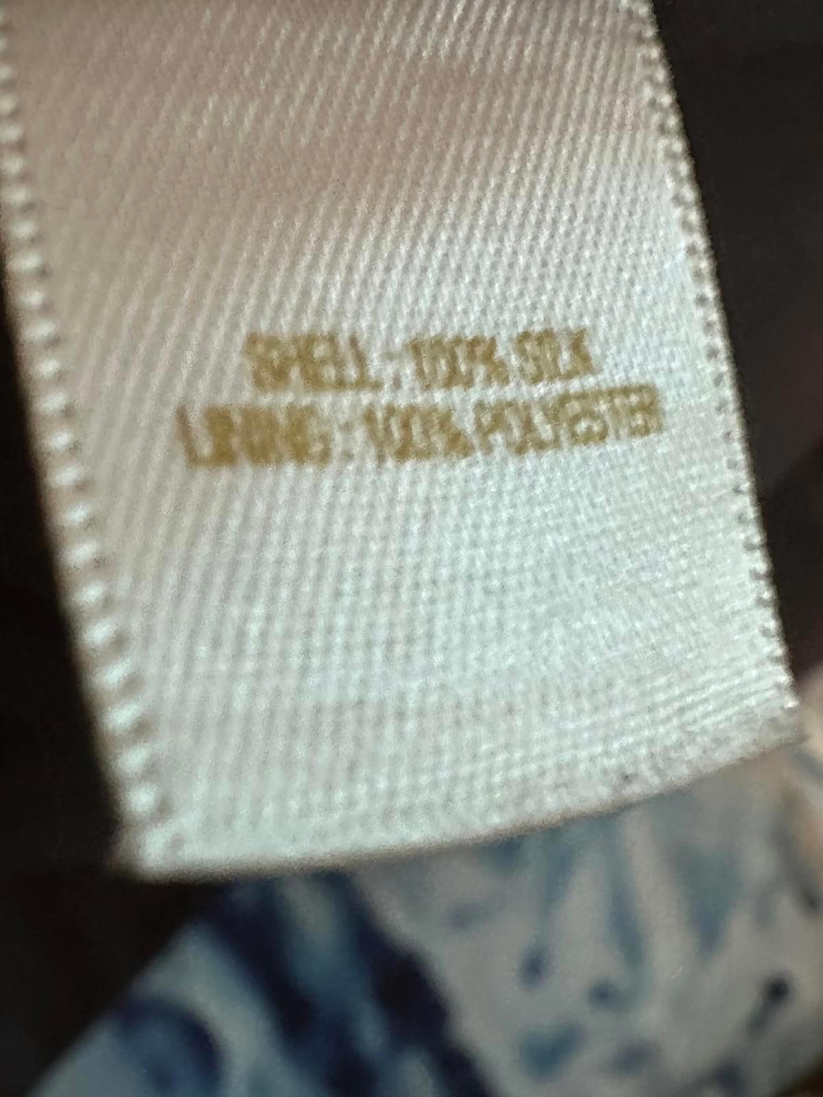 Kate Spade Black Women's Blouse with Floral Neckline Detail