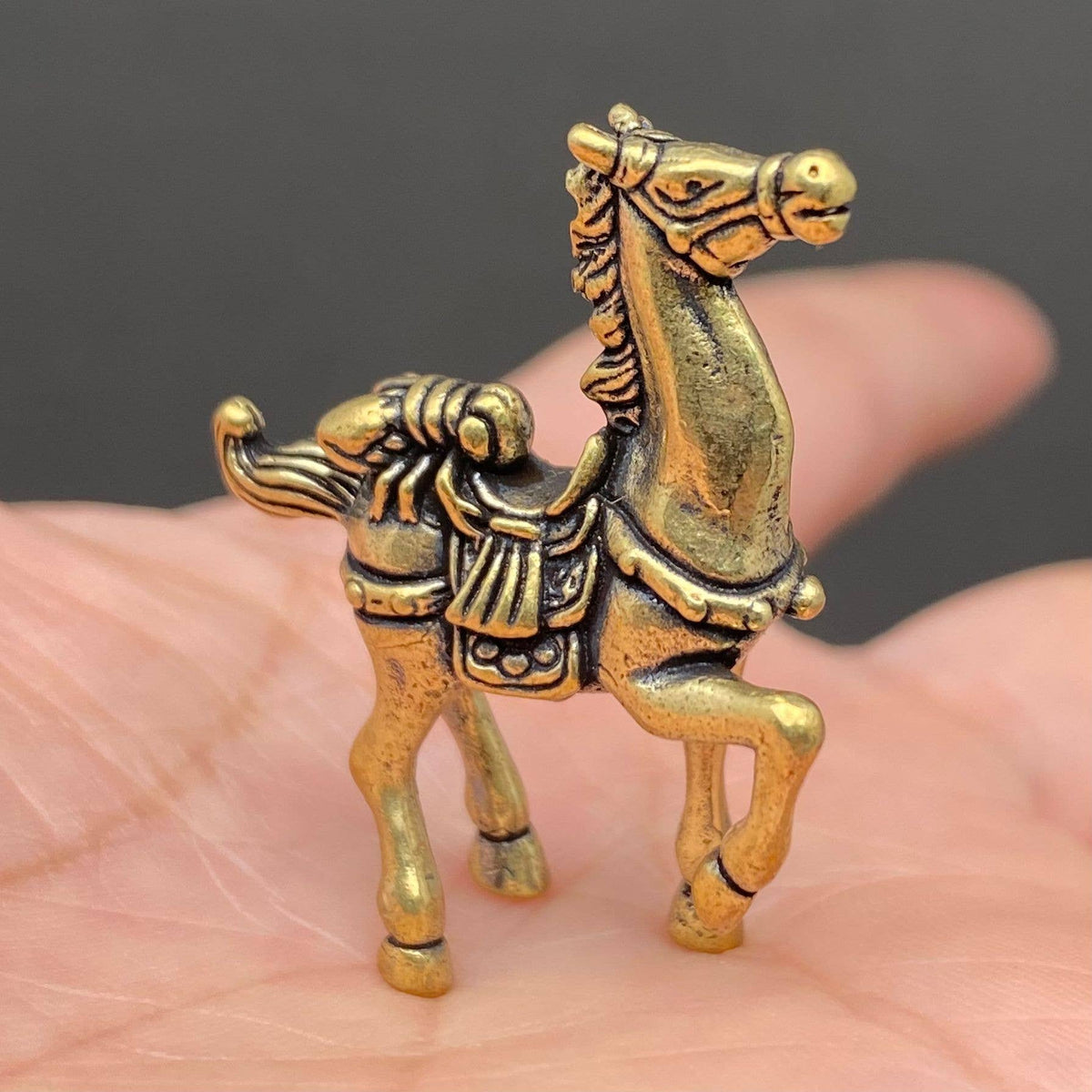 Horse Brass Crafts Decoration Desktop Ornaments
