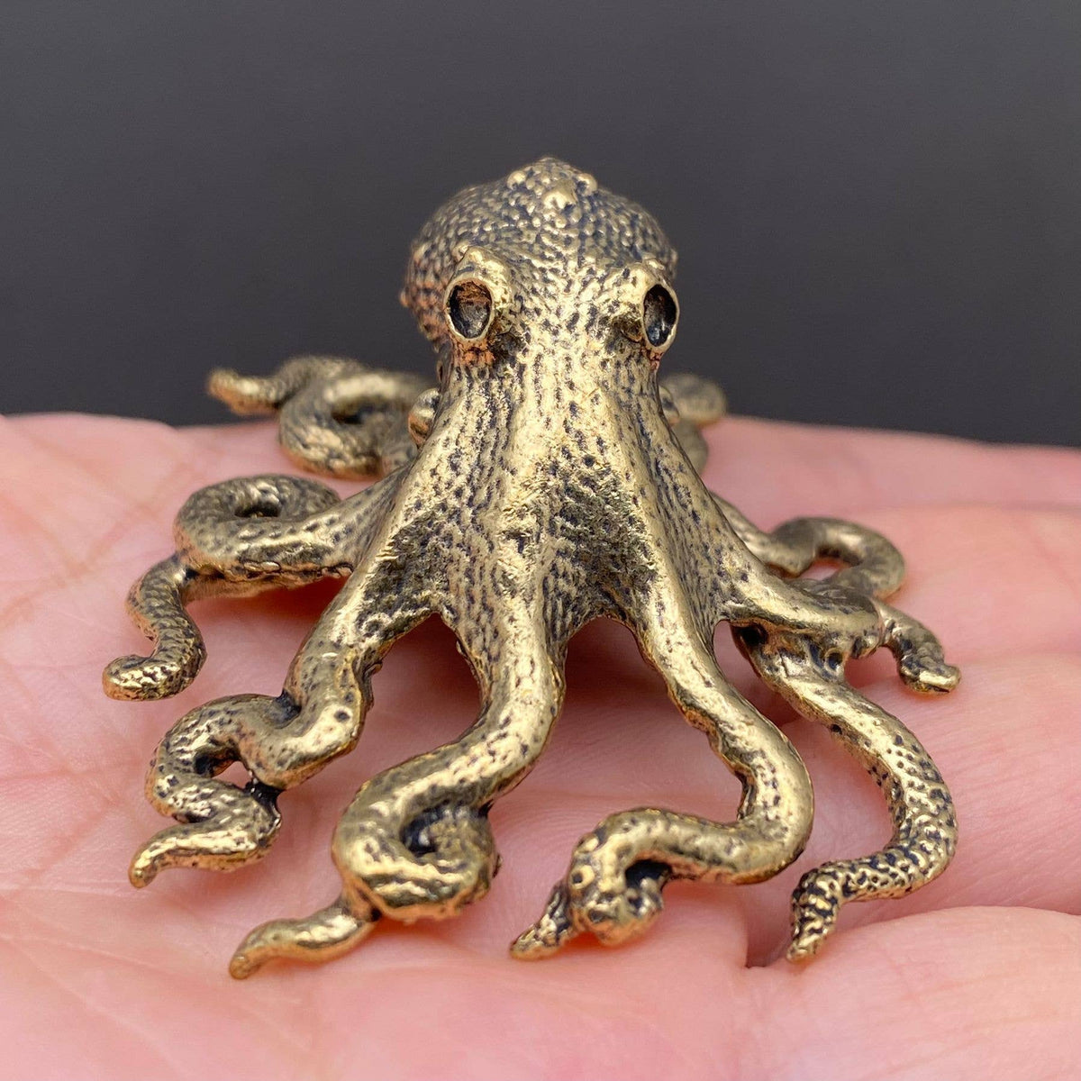 Octopus Brass Crafts Decoration Desktop Ornaments