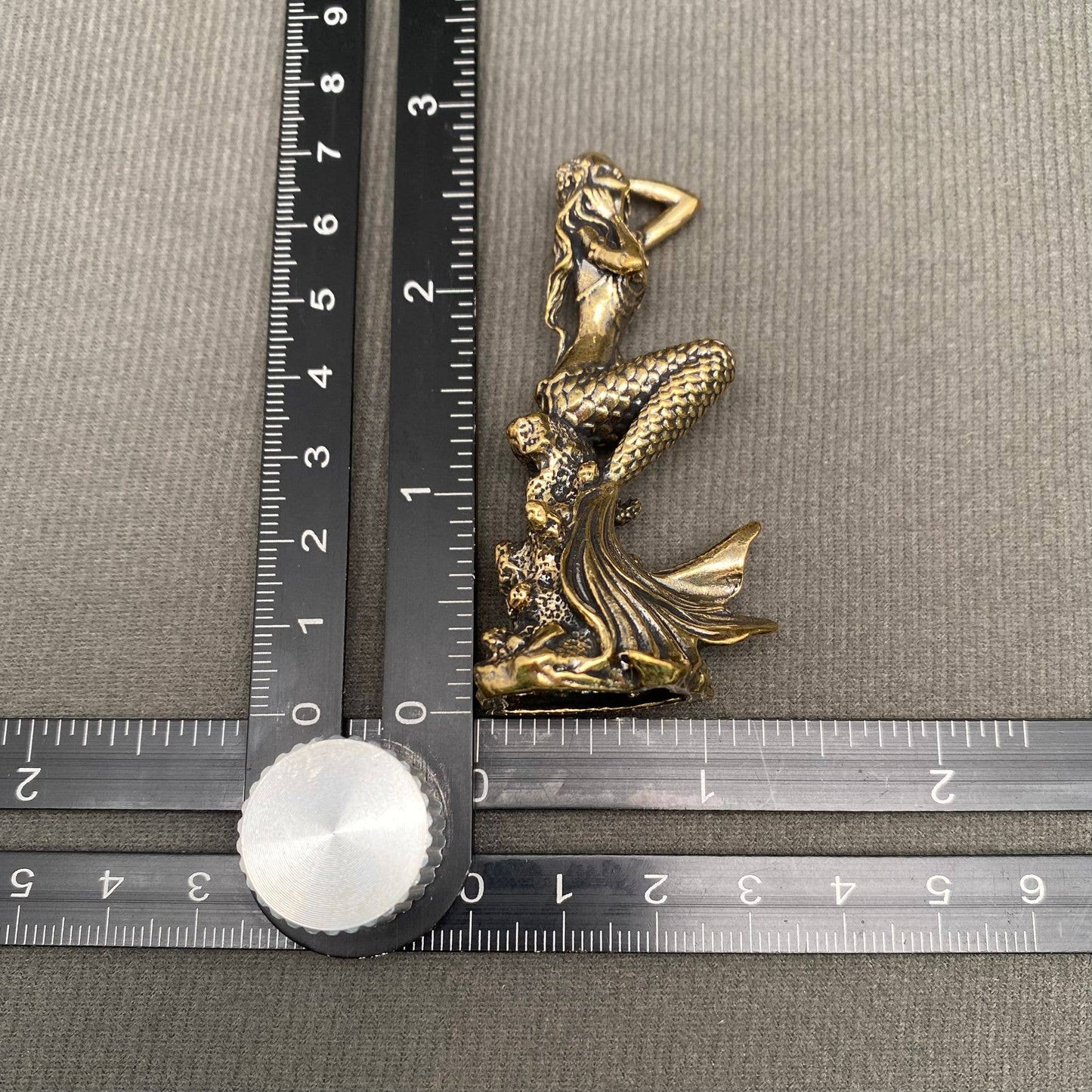Brass Mermaid Crafts Decoration Desktop Ornaments