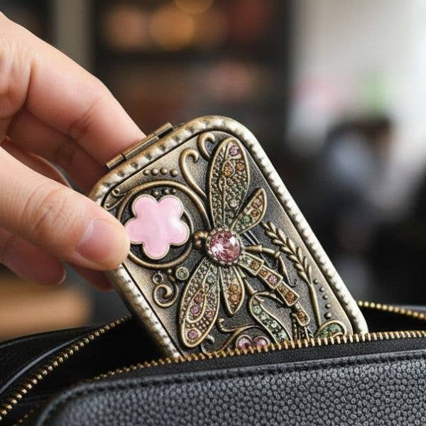 Compact Mirror - Dragonfly