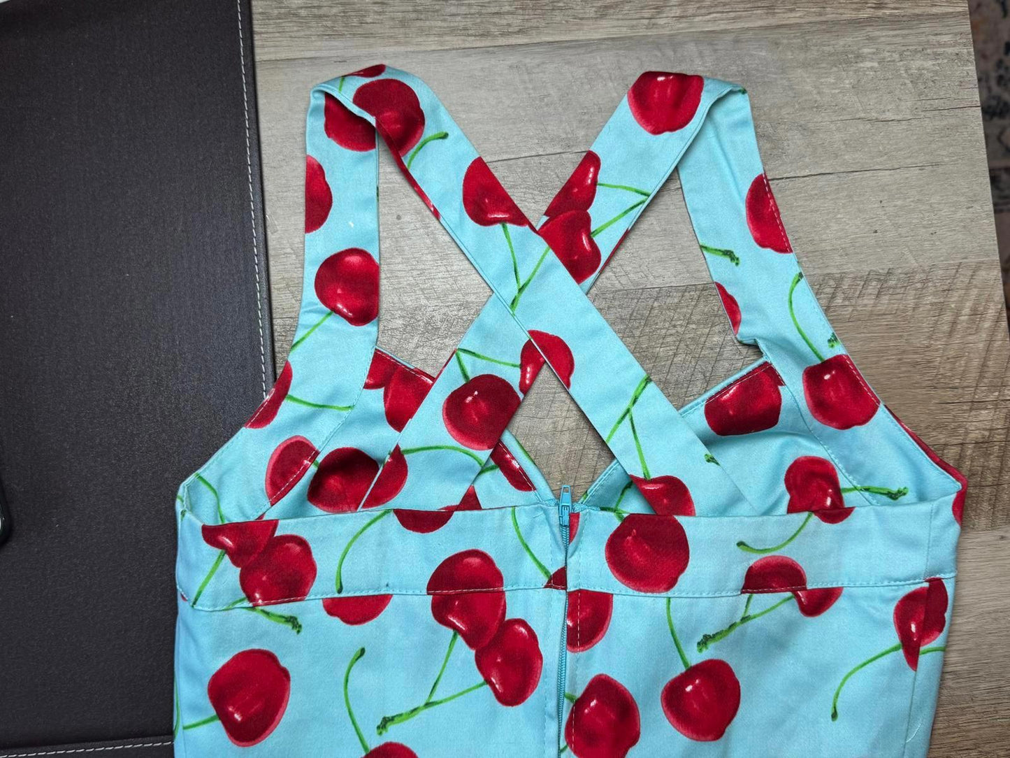 Ixia Y2K Style Cherry Print Halter Dress XS or XXS