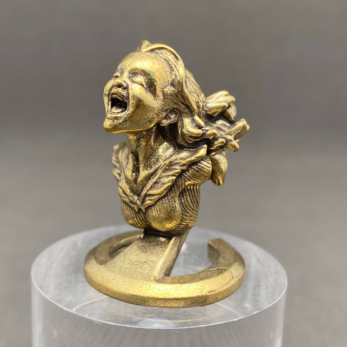 The Goddess of Scream Brass Crafts Desktop Ornaments