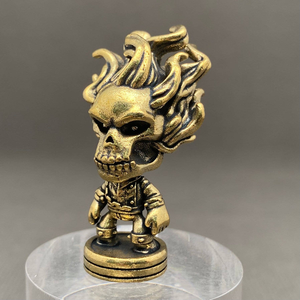 Skull Rider Brass Crafts Decoration Desktop Ornaments