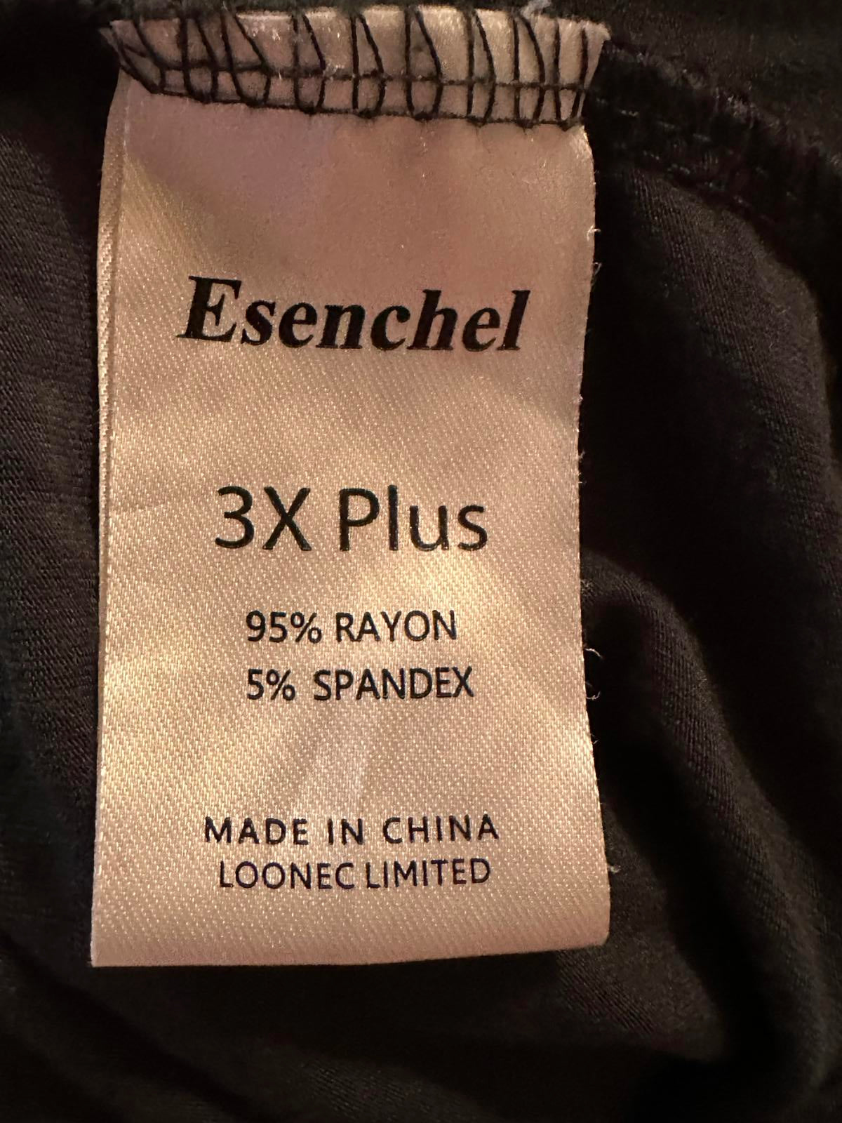 EUC Esenchel Dark Green Long Sleeve Tunic Top 3X