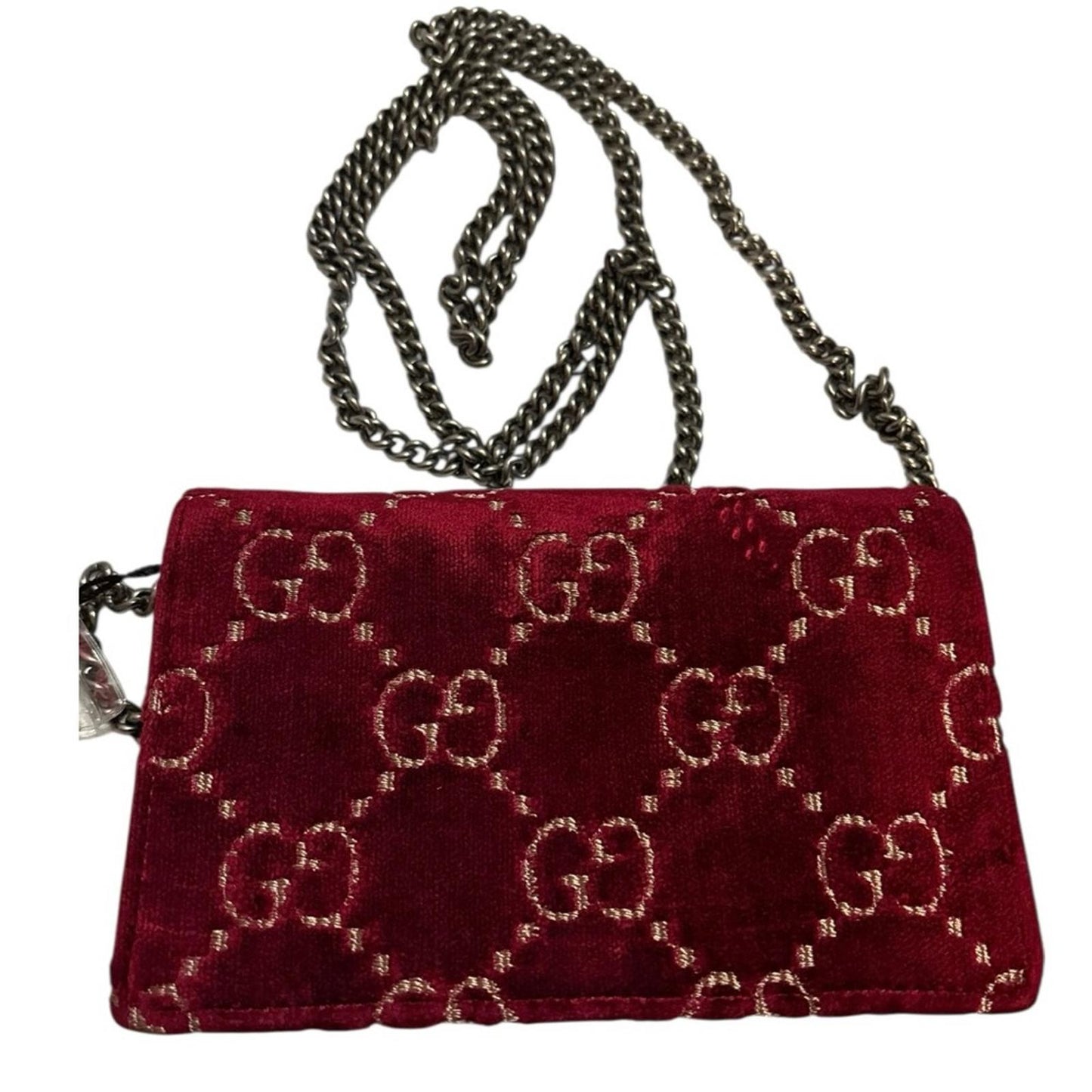 Gucci Dionysus Super Mini Velvet Crossbody Bag