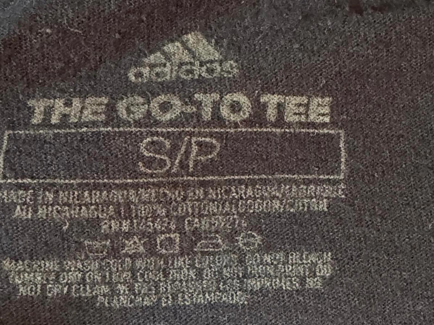 Adidas The Go To Tee Black Graphic Logo T-Shirt Small