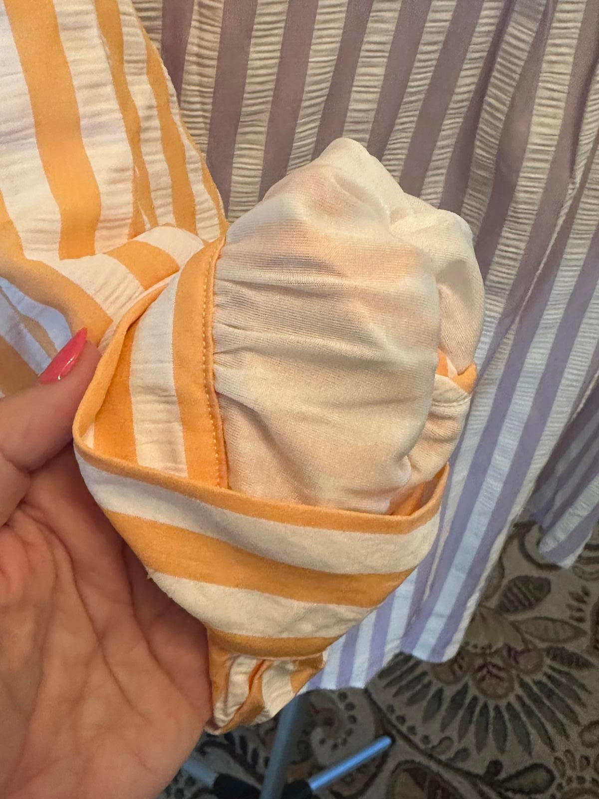 Entro Color Pop Striped Blouse by entro, Size Large