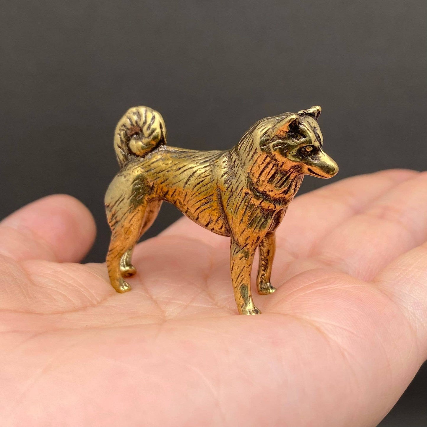 Brass Dog Crafts Decoration Desktop Ornaments