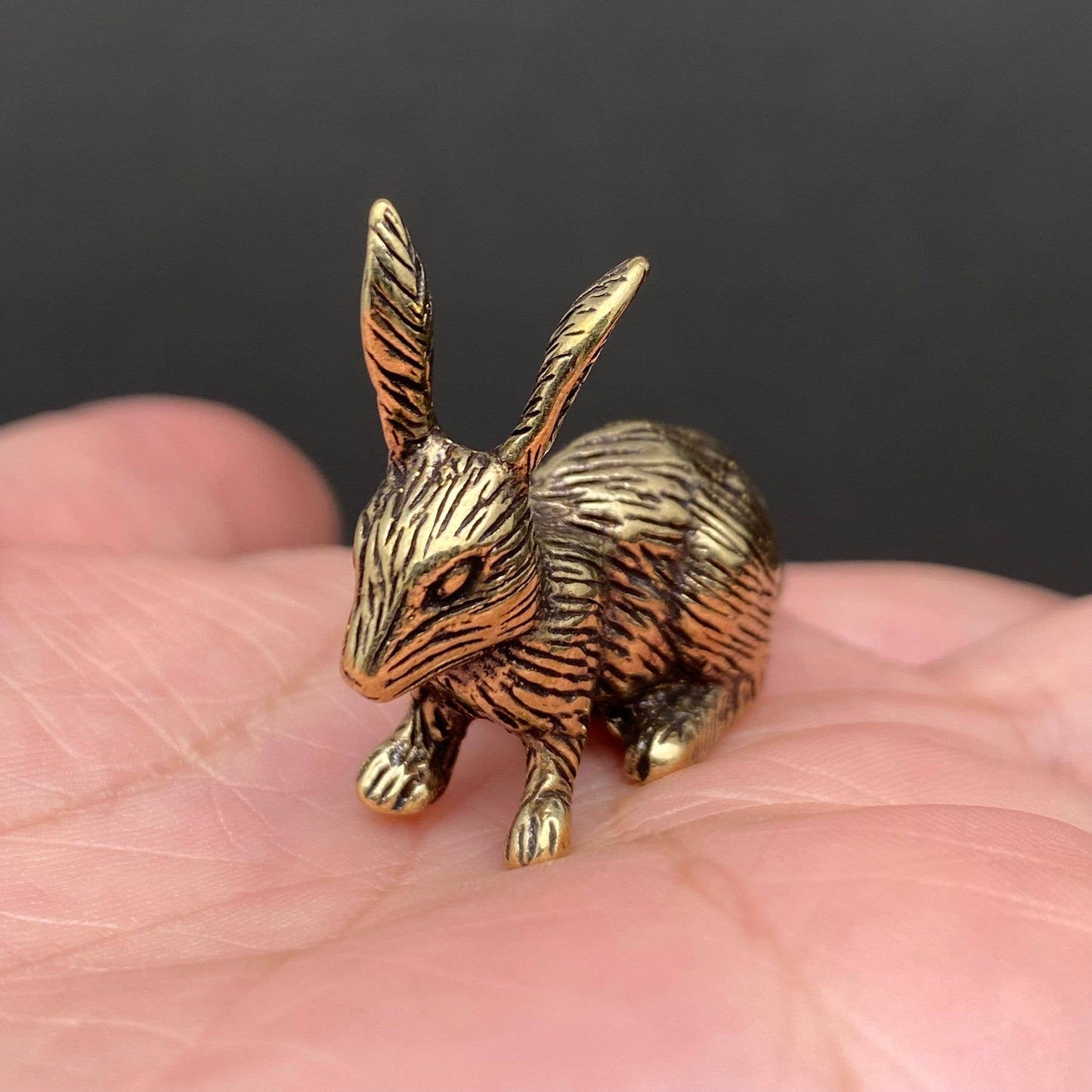 Brass Rabbit Crafts Decoration Desktop Ornaments