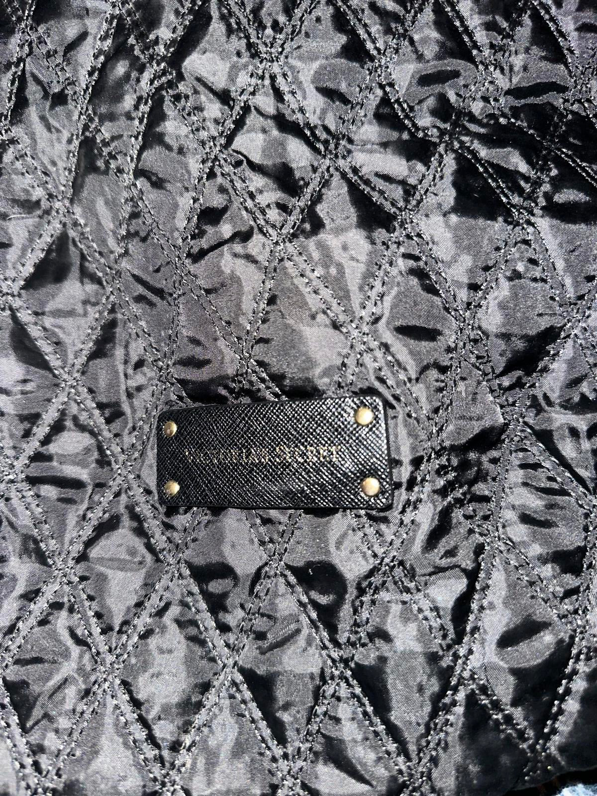 Victoria's Secret Quilted Black Tote Handbag