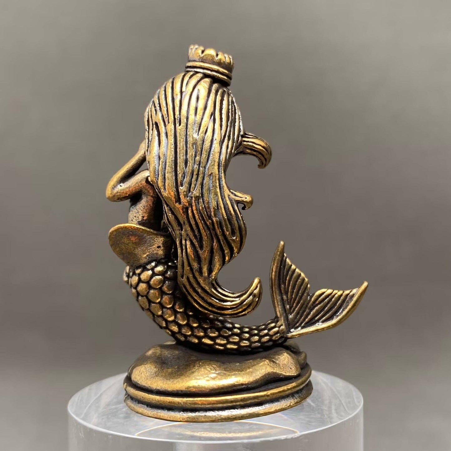 Brass Mermaid Crafts Decoration Desktop Ornaments