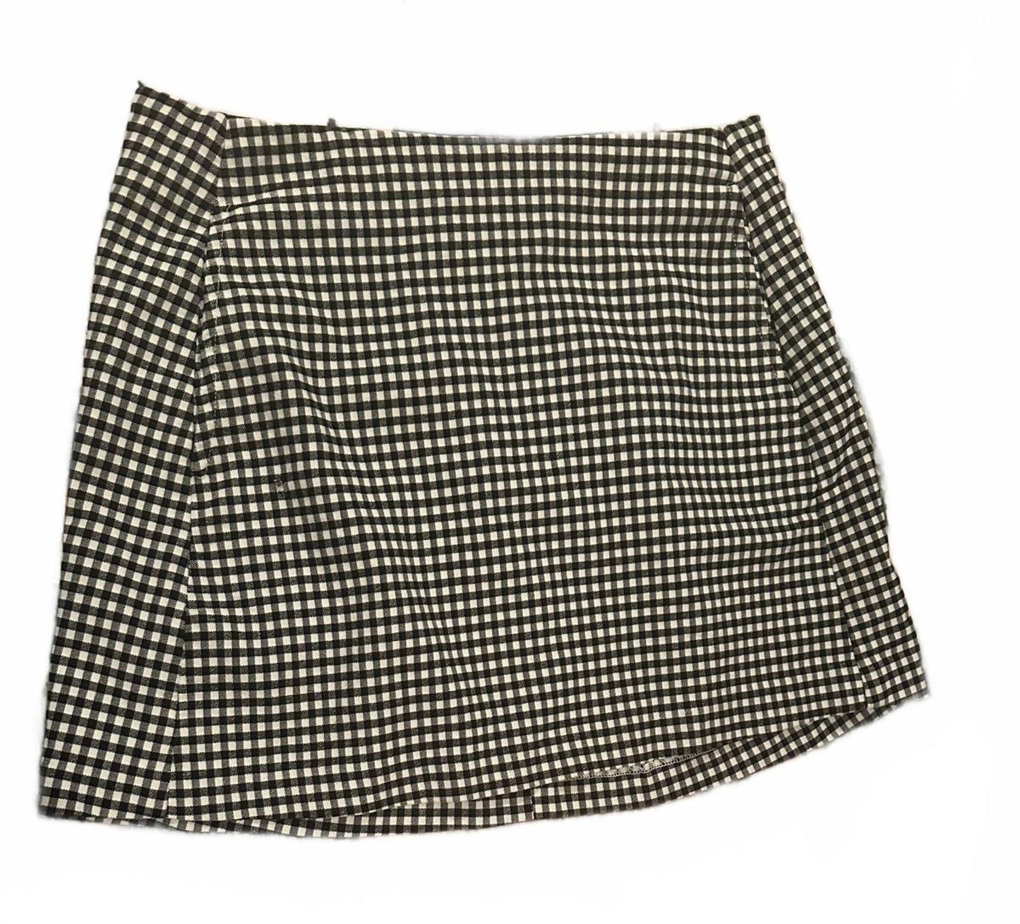 Urban Outfitters Black and White Gingham Mini Skirt Size S
