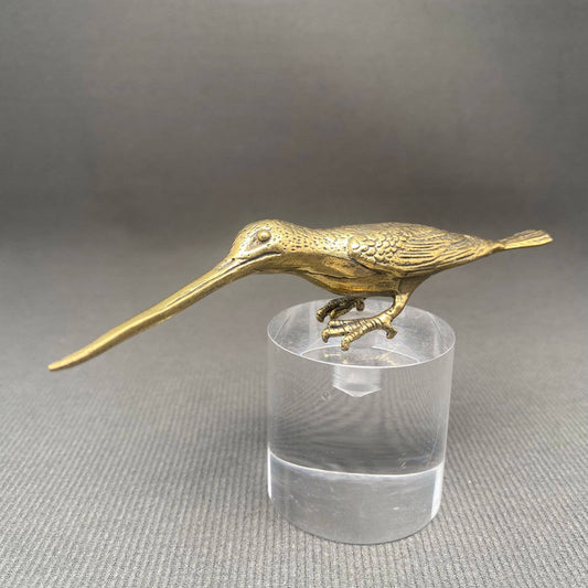 Brass Long Billed Bird Crafts Desktop Ornaments Decoration