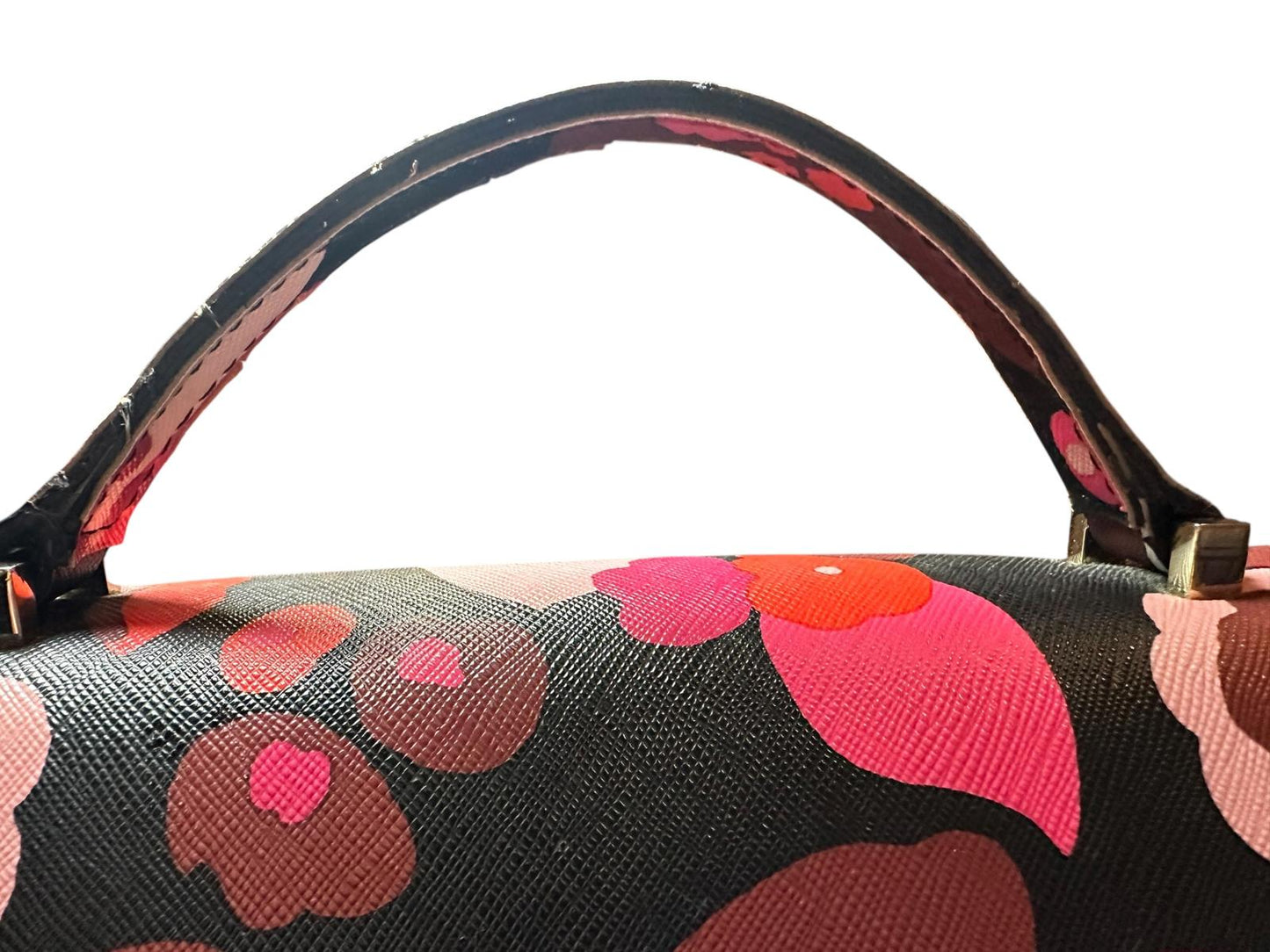 Kate Spade Floral Satchel Crossbody EUC