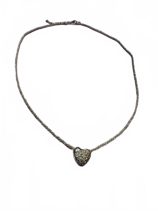 Silver Heart Pendant Necklace