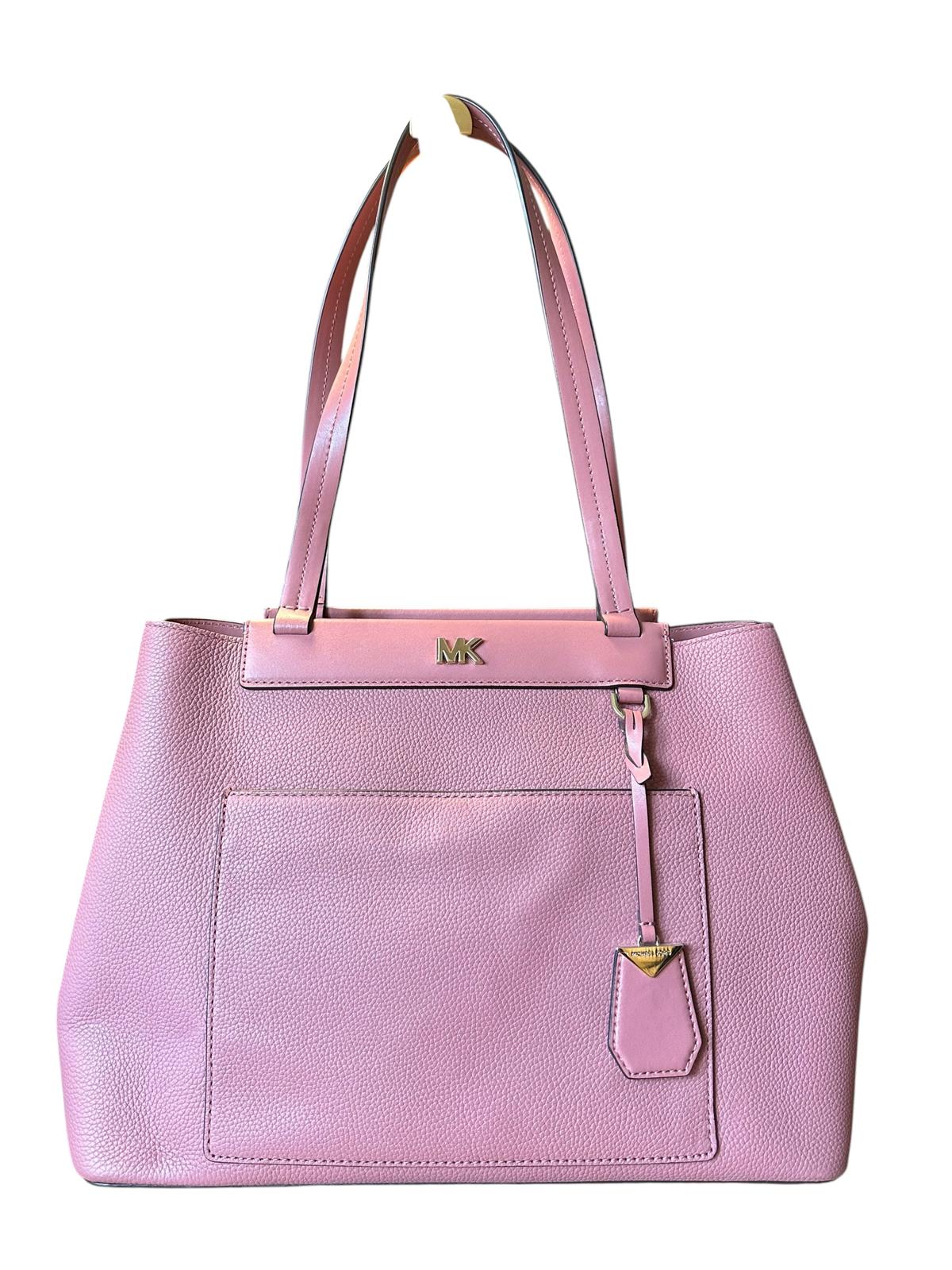 Michael Kors Pink Leather Tote Bag