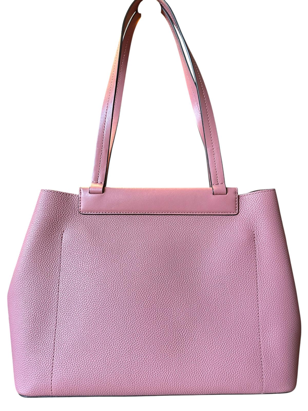 Michael Kors Pink Leather Tote Bag