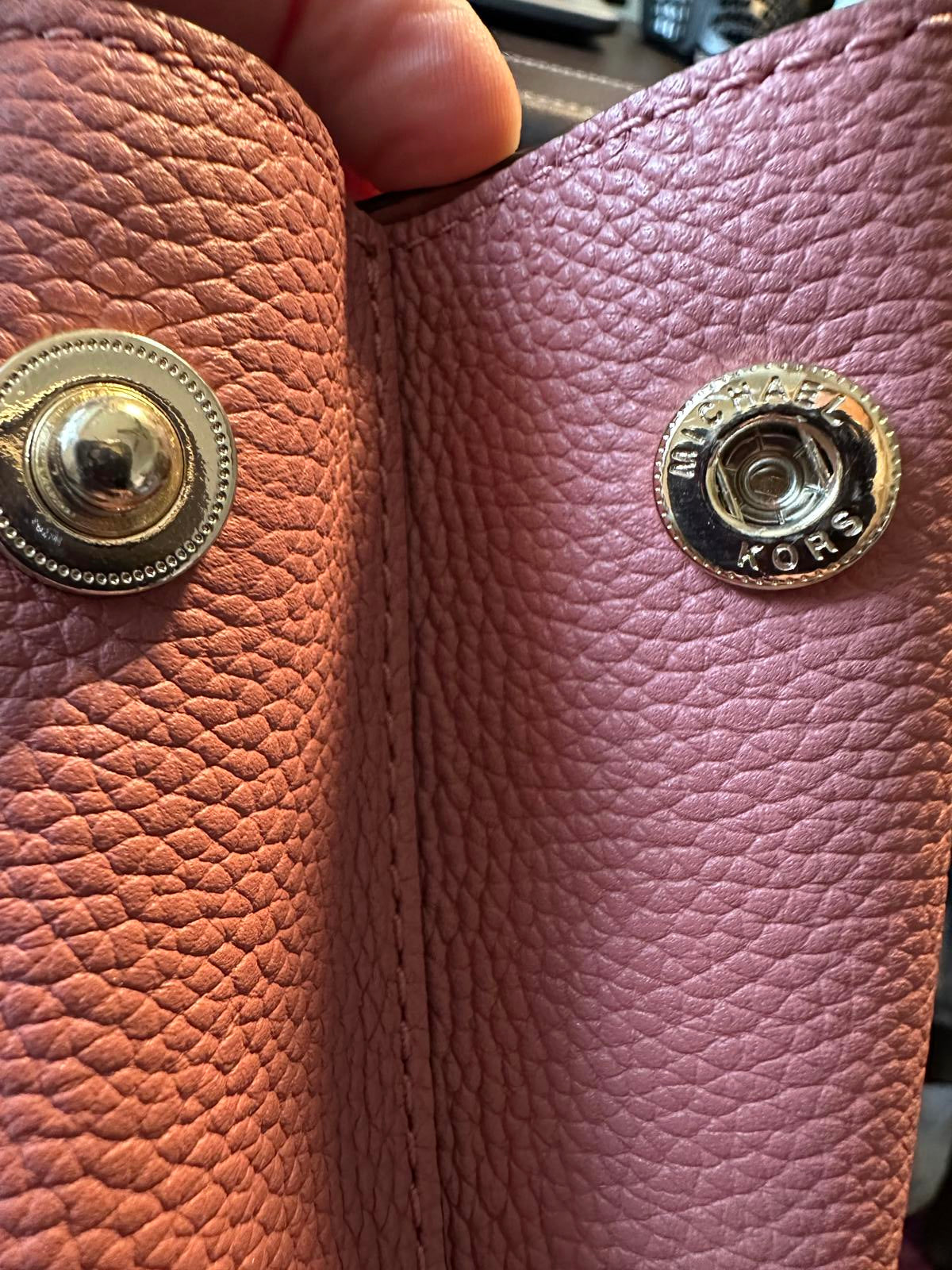 Michael Kors Pink Leather Tote Bag