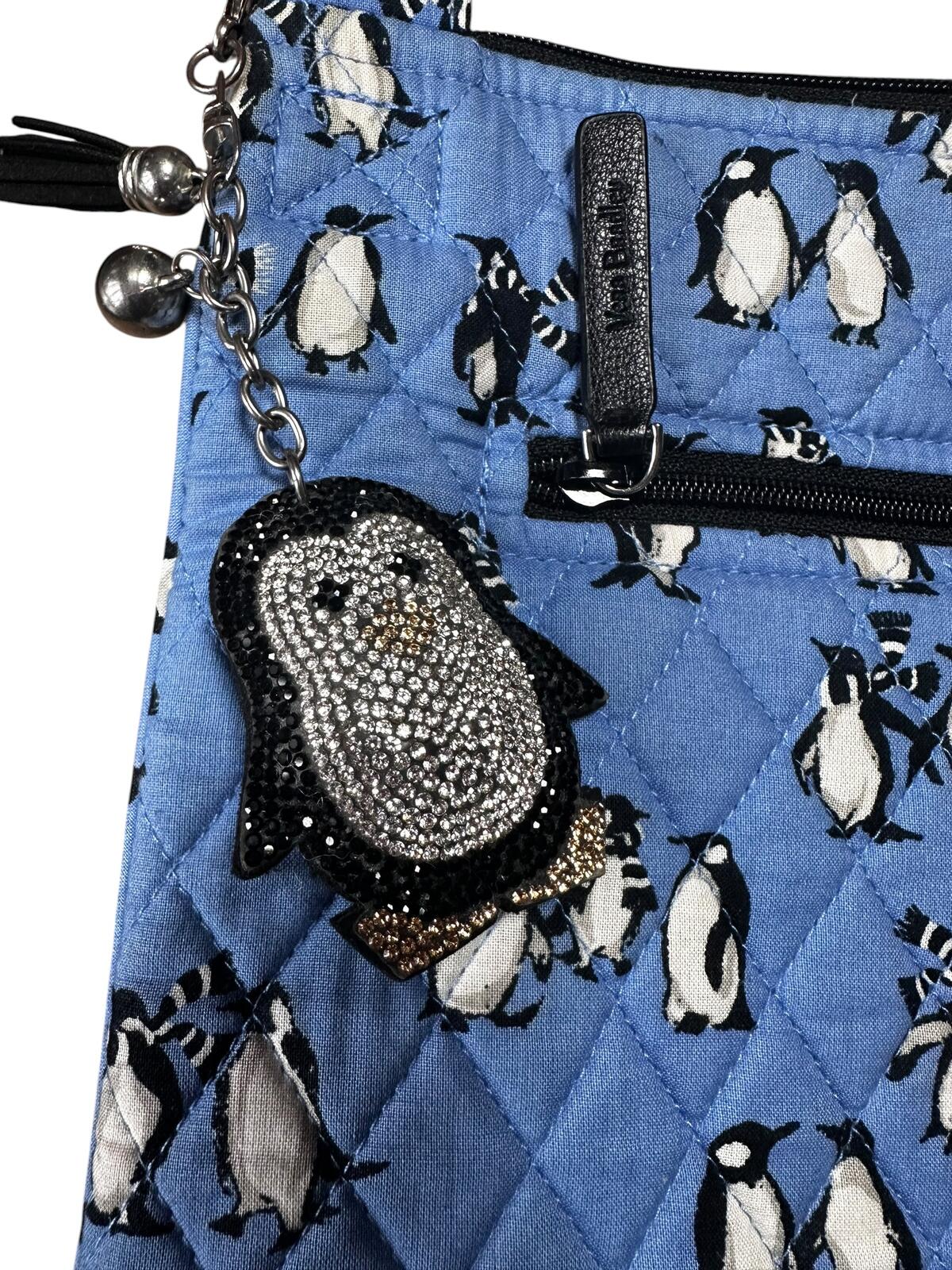 Vera Bradley Crossbody Bag with Penguins, Pill Organizer