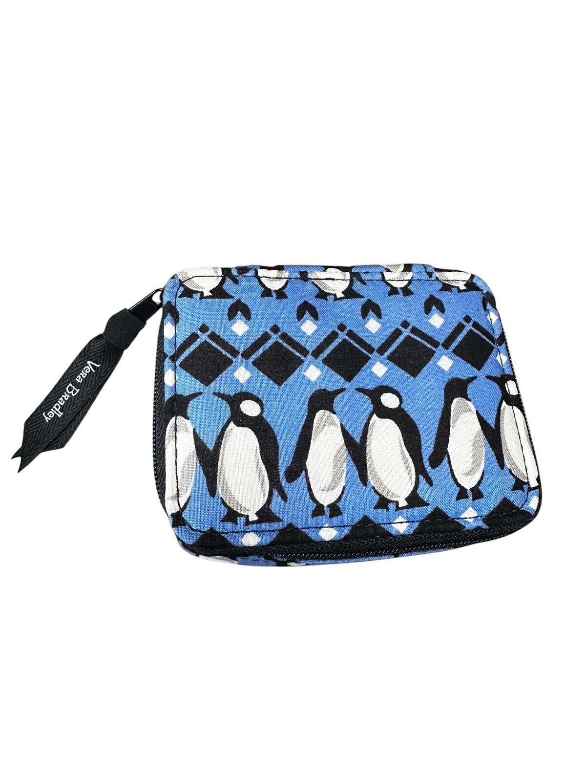 Vera Bradley Crossbody Bag with Penguins, Pill Organizer