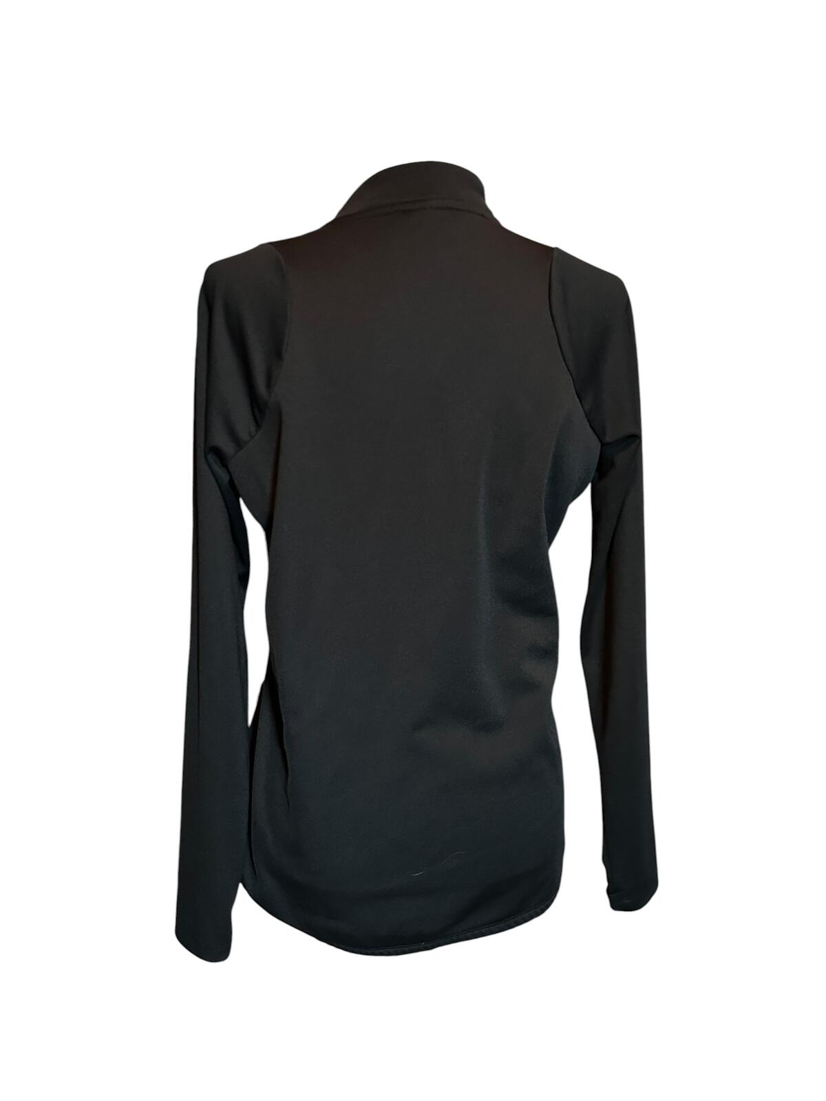 Nike Dri-FIT Black Long Sleeve Athletic Pullover Top Medium