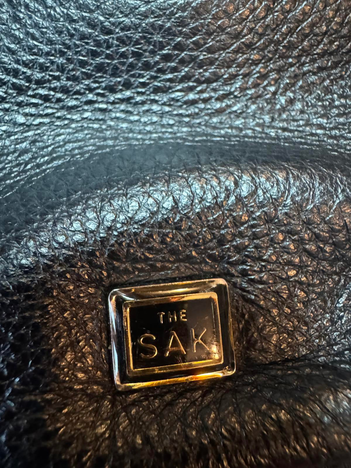The Sak Classic Black Leather Shoulder Bag