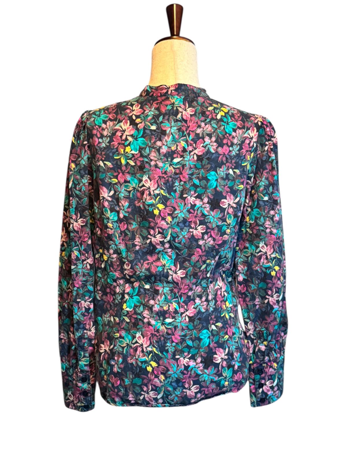 Kut from the Kloth Women's Floral Button-Up Blouse Size M