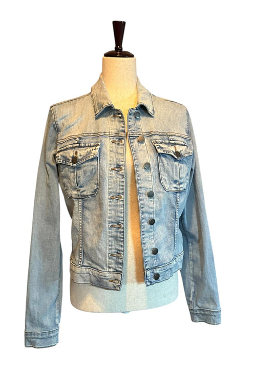 Kut from the Kloth Light Blue Denim Jacket with Button Front