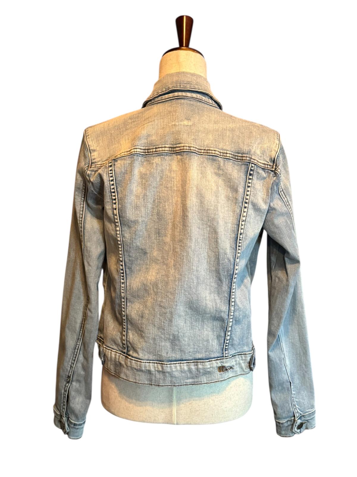 Kut from the Kloth Light Blue Denim Jacket with Button Front