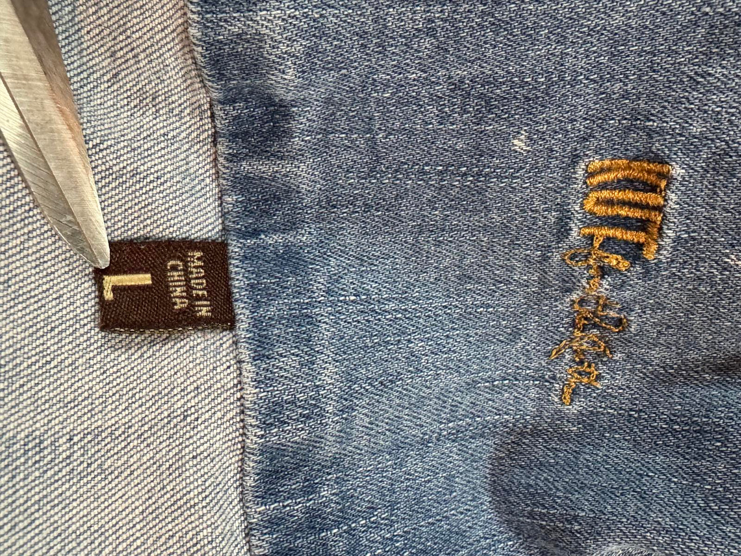 Kut from the Kloth Light Blue Denim Jacket with Button Front