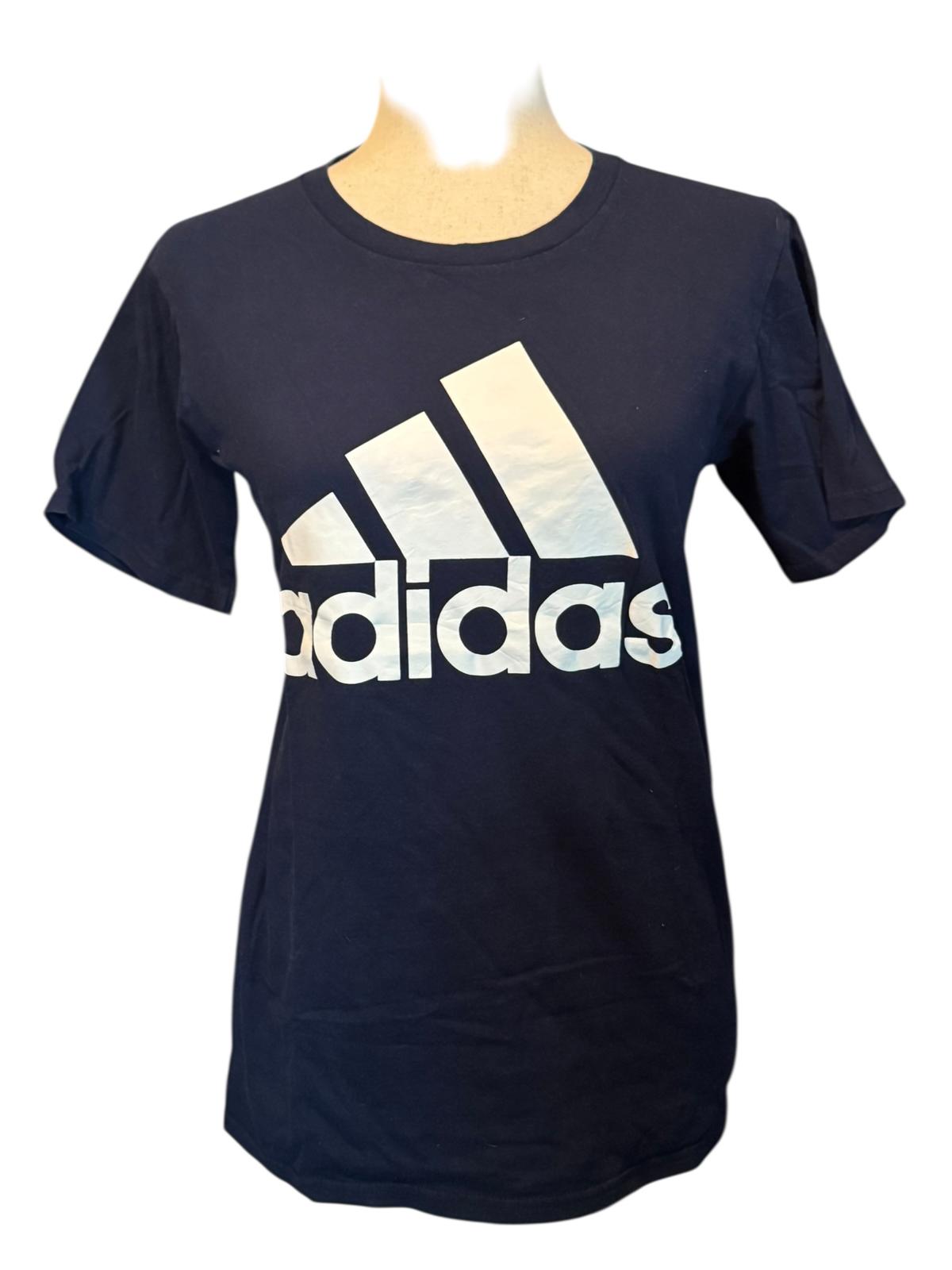 Adidas The Go To Tee Black Graphic Logo T-Shirt Small