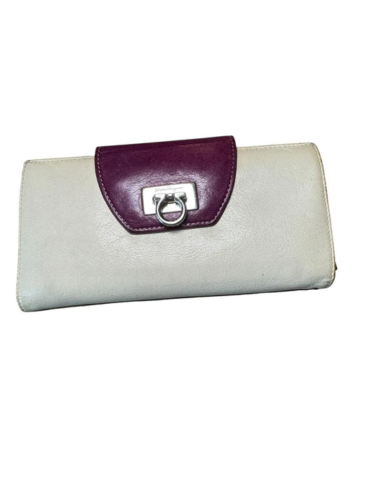 Salvatore Ferragamo Leather Tri-Color Wallet