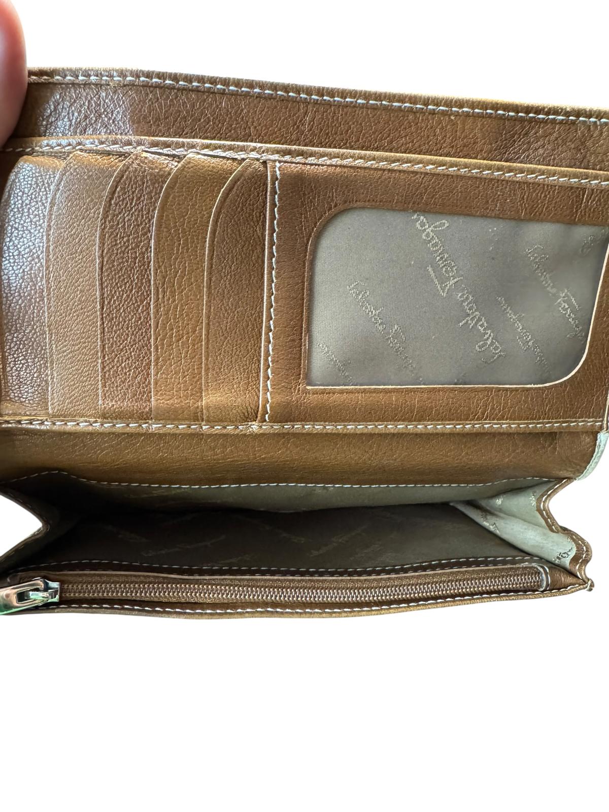 Salvatore Ferragamo Leather Tri-Color Wallet