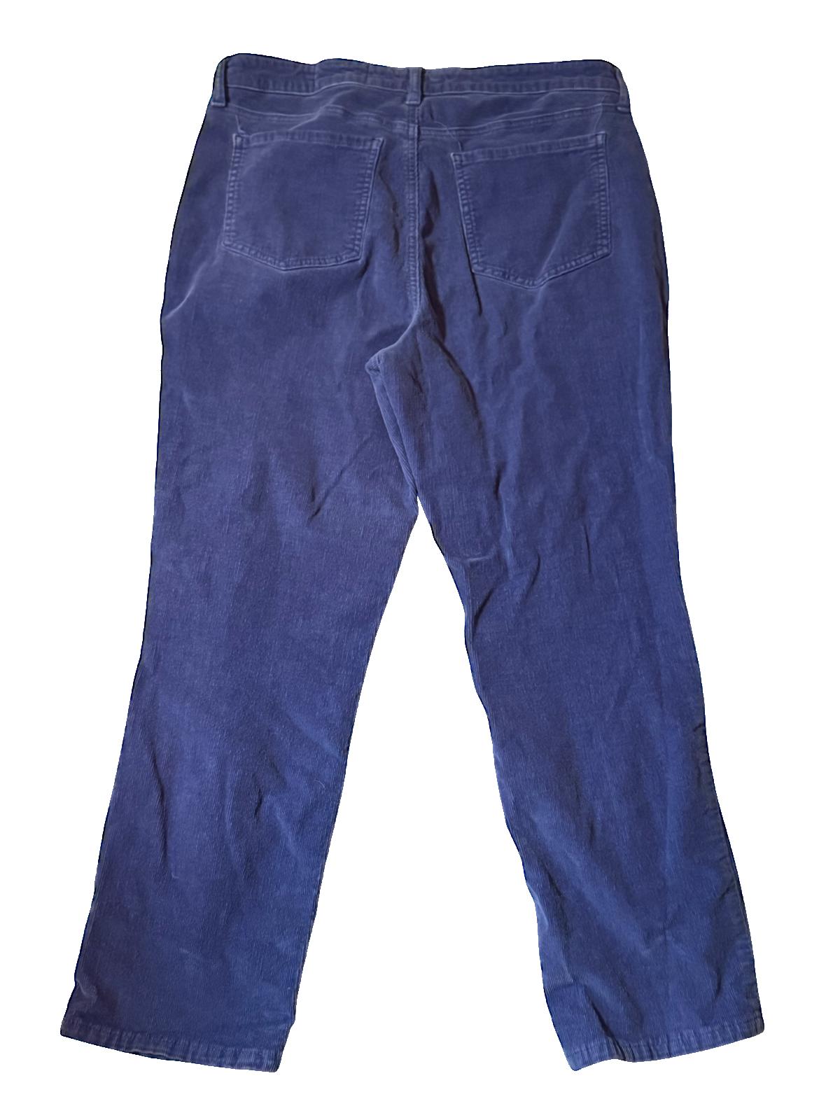 Cosmic Blue Love Navy Blue Corduroy Pants with Button Fly