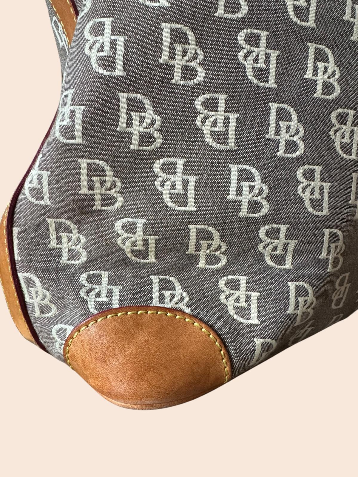 Dooney & Bourke Vintage Y2K Signature Canvas Shoulder Bag