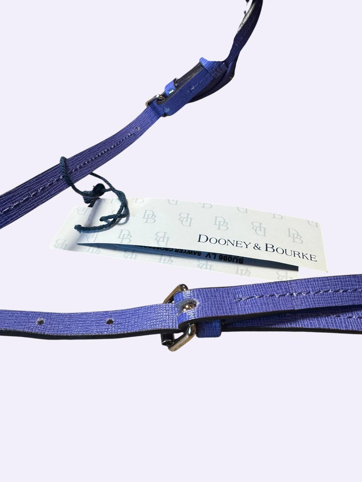 Dooney & Bourke Lavender Crossbody Bag with Adjustable Strap