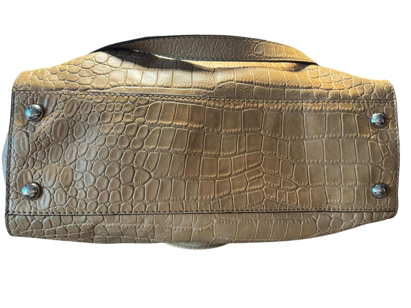 MICHAEL Michael Kors Taupe Croc-Embossed Handbag
