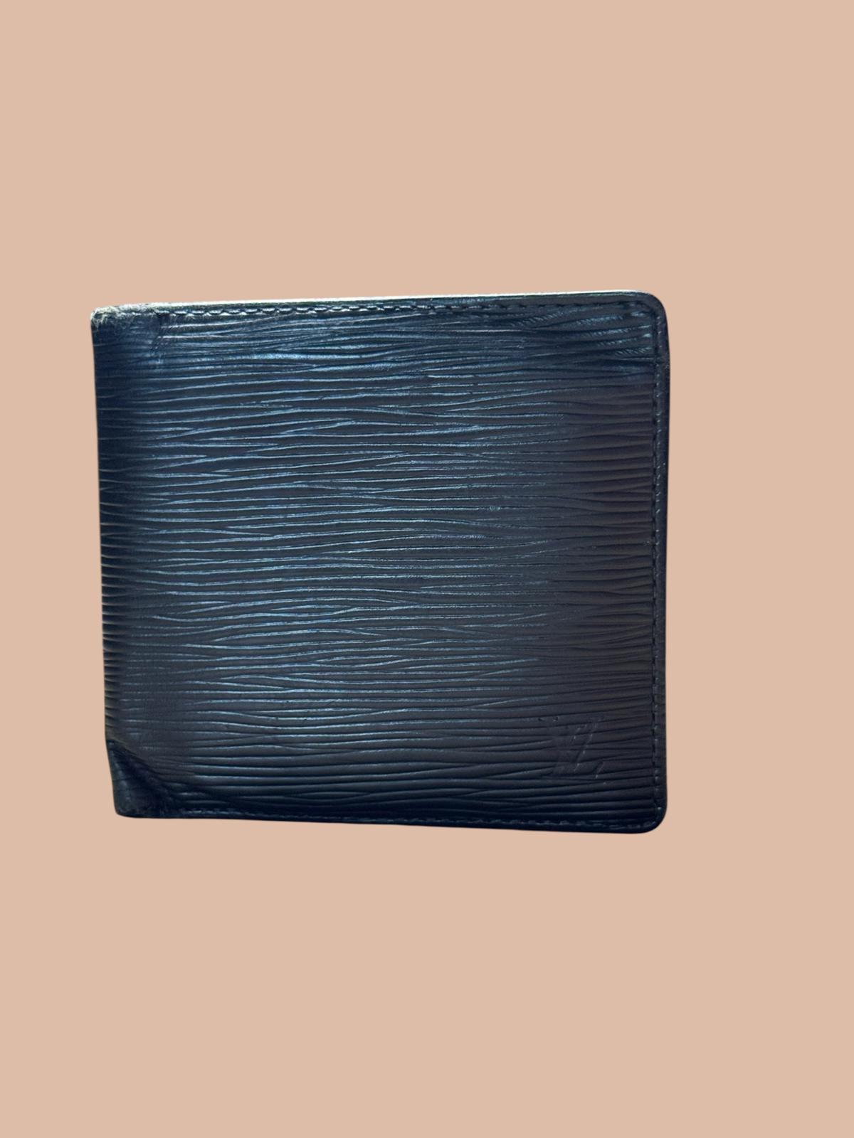 Louis Vuitton Black Epi Leather Bifold Wallet