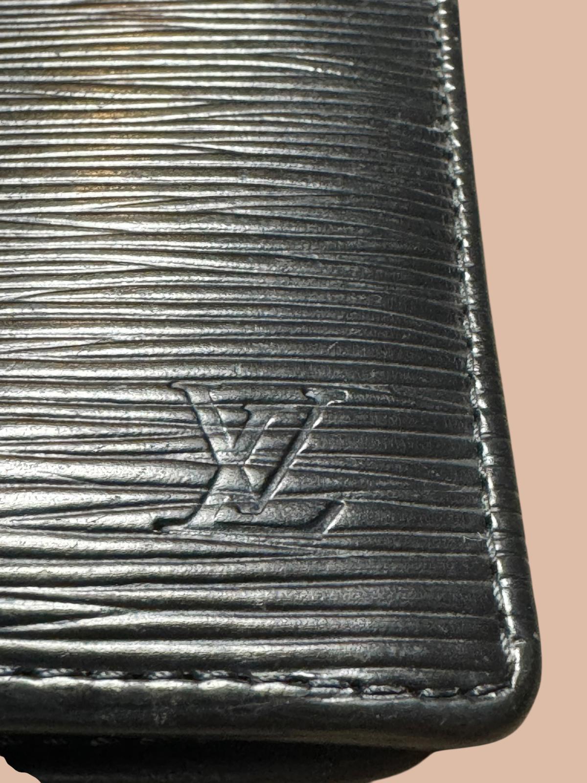 Louis Vuitton Black Epi Leather Bifold Wallet