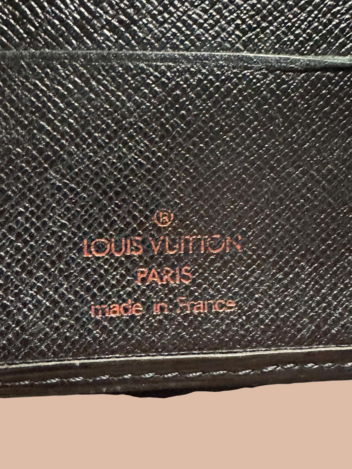 Louis Vuitton Black Epi Leather Bifold Wallet