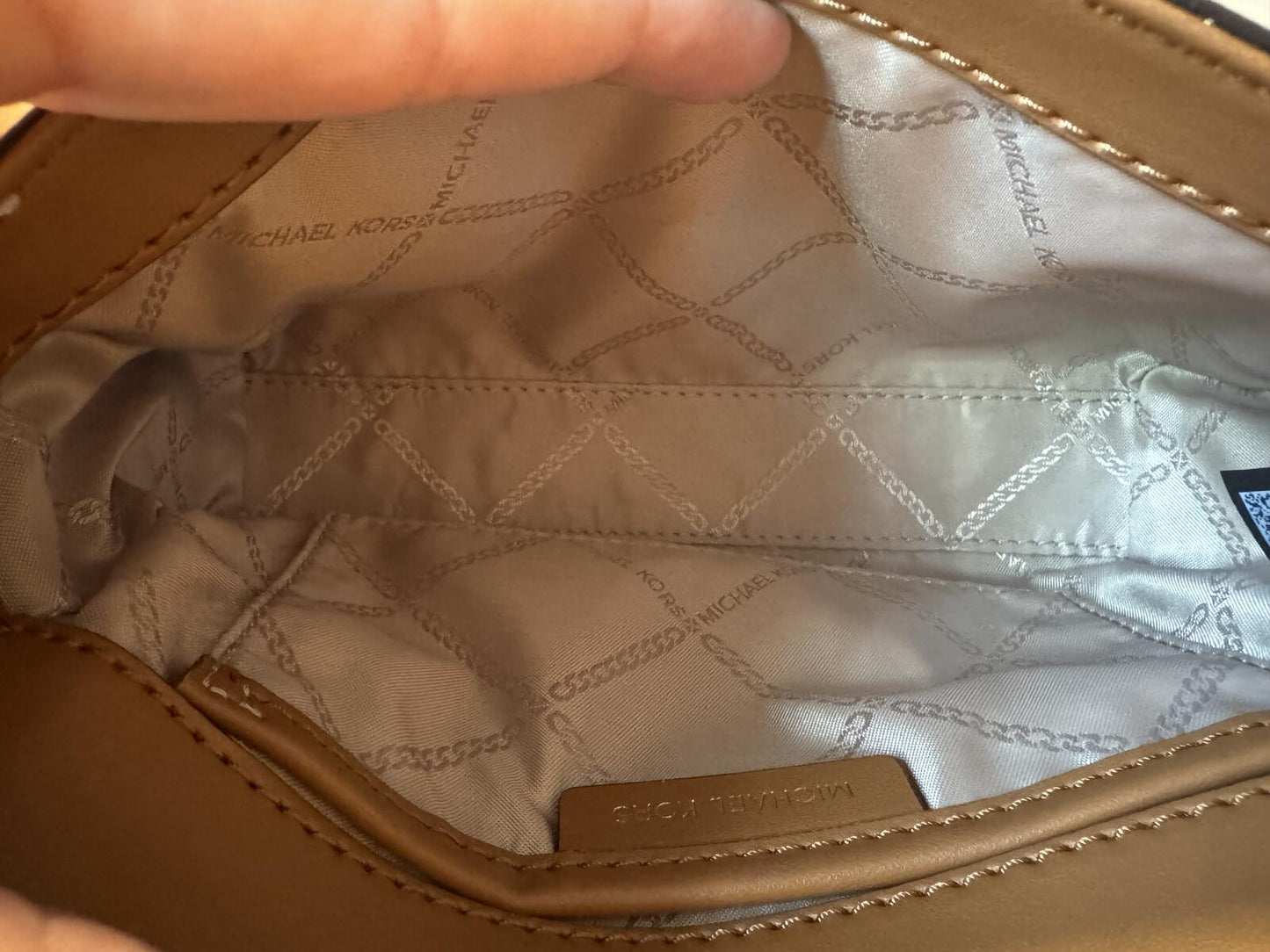 Michael Kors Monogram Crossbody Bag with Adjustable Strap