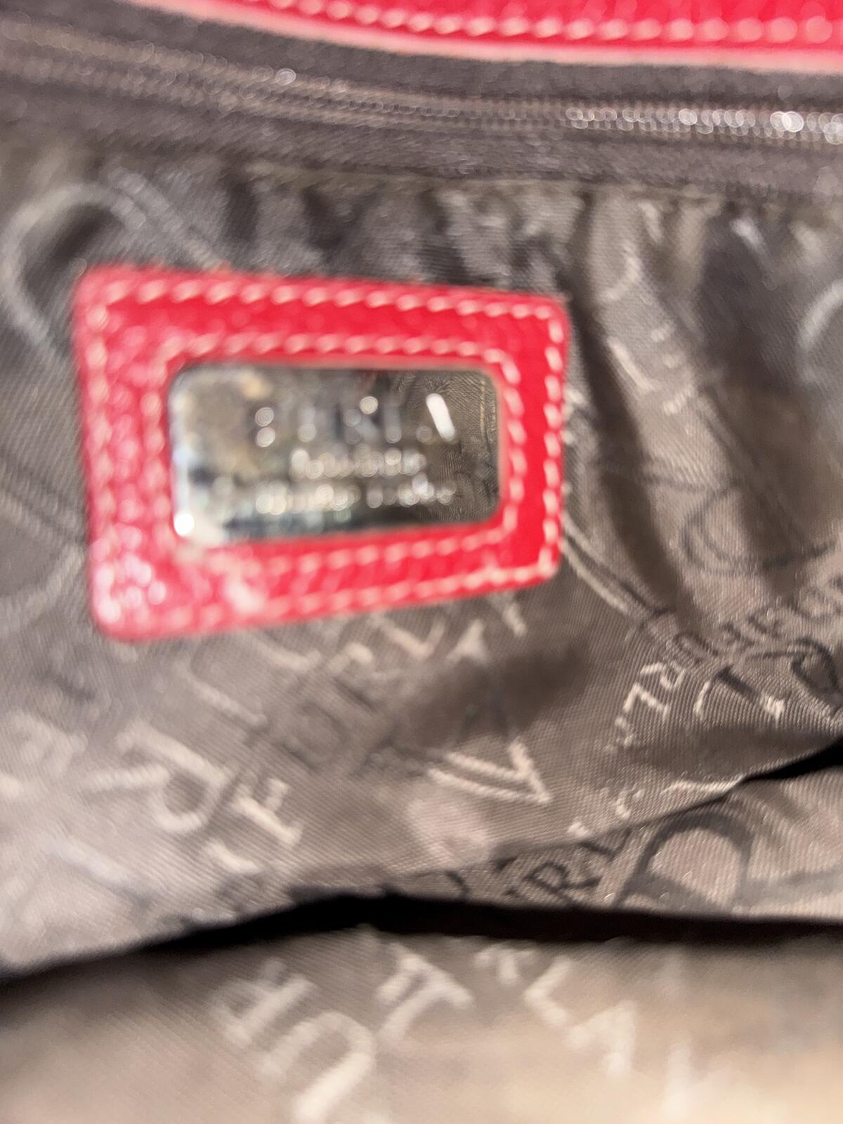 Furla Red Pebbled Leather Crossbody or Shoulder Bag