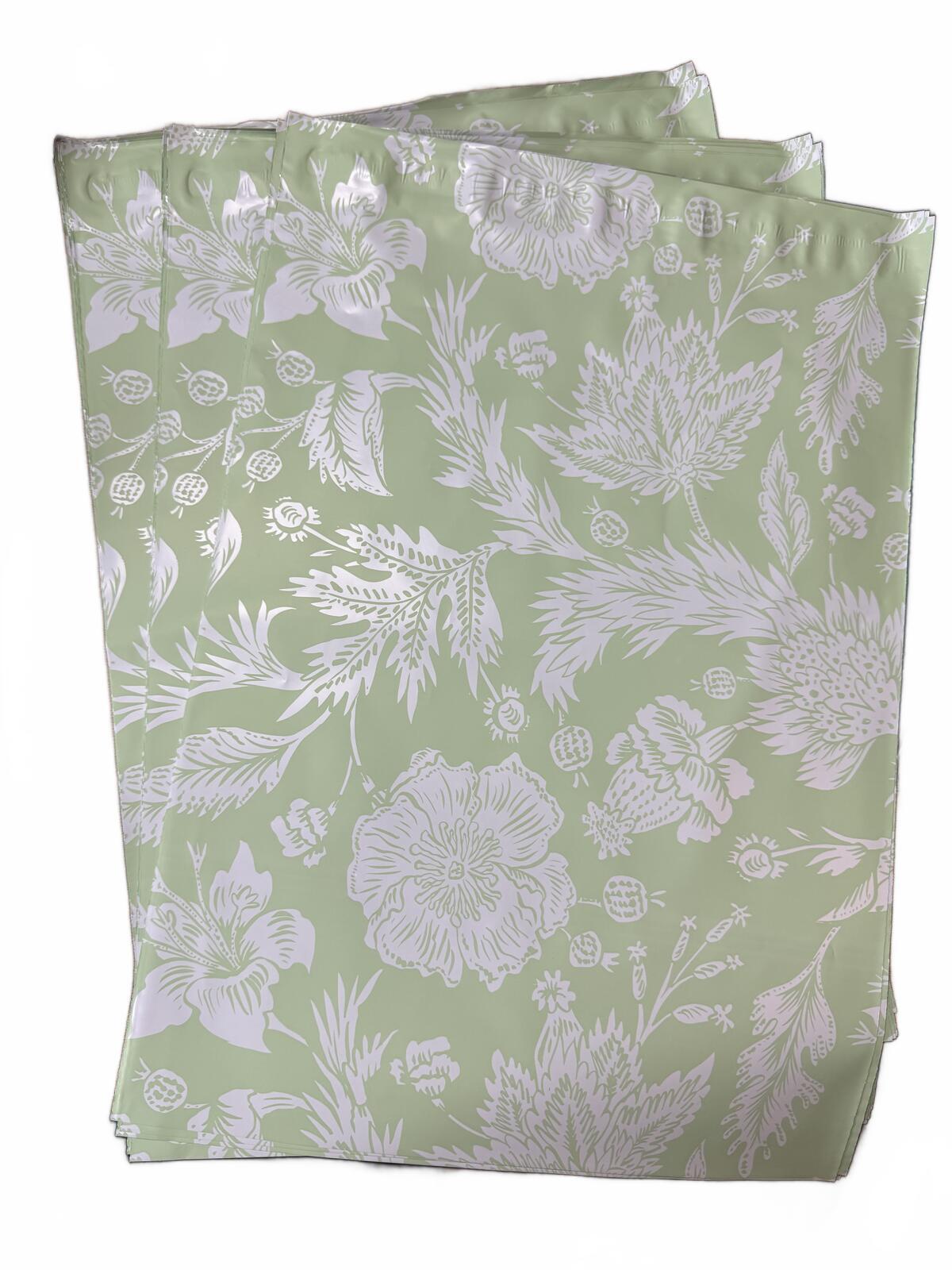 25 - 12 x 15 Sage Garden Poly Mailers