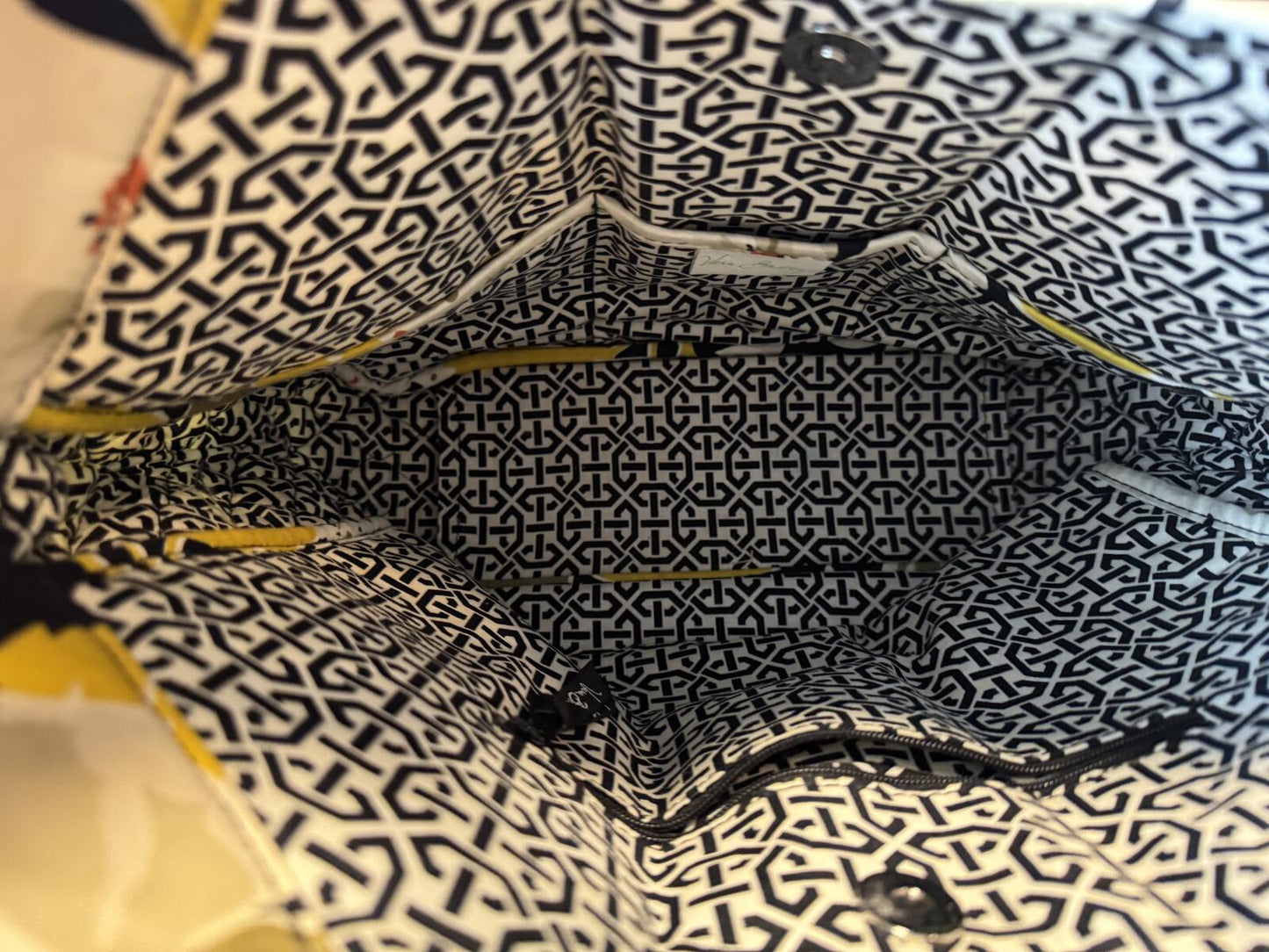 Vera Bradley Quilted Floral Tote Bag with Top Handles