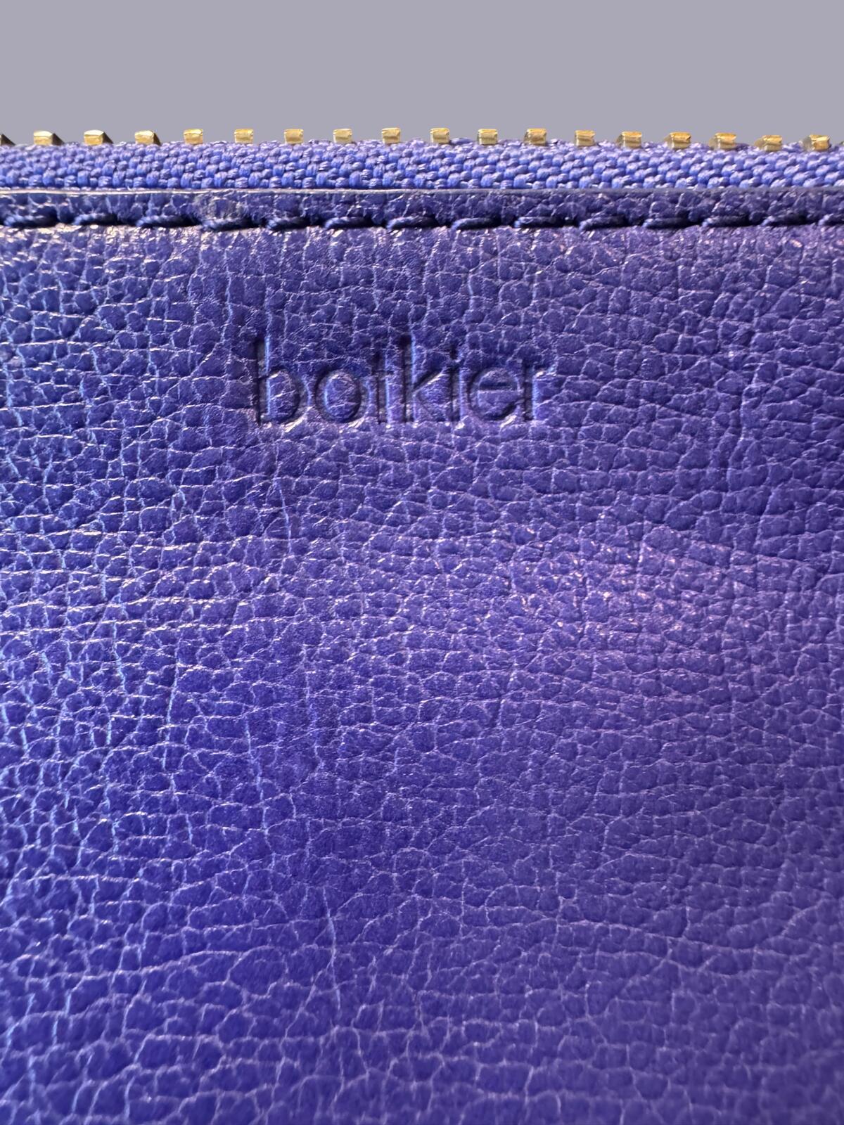 Botkier Purple Leather Crossbody Clutch Bag