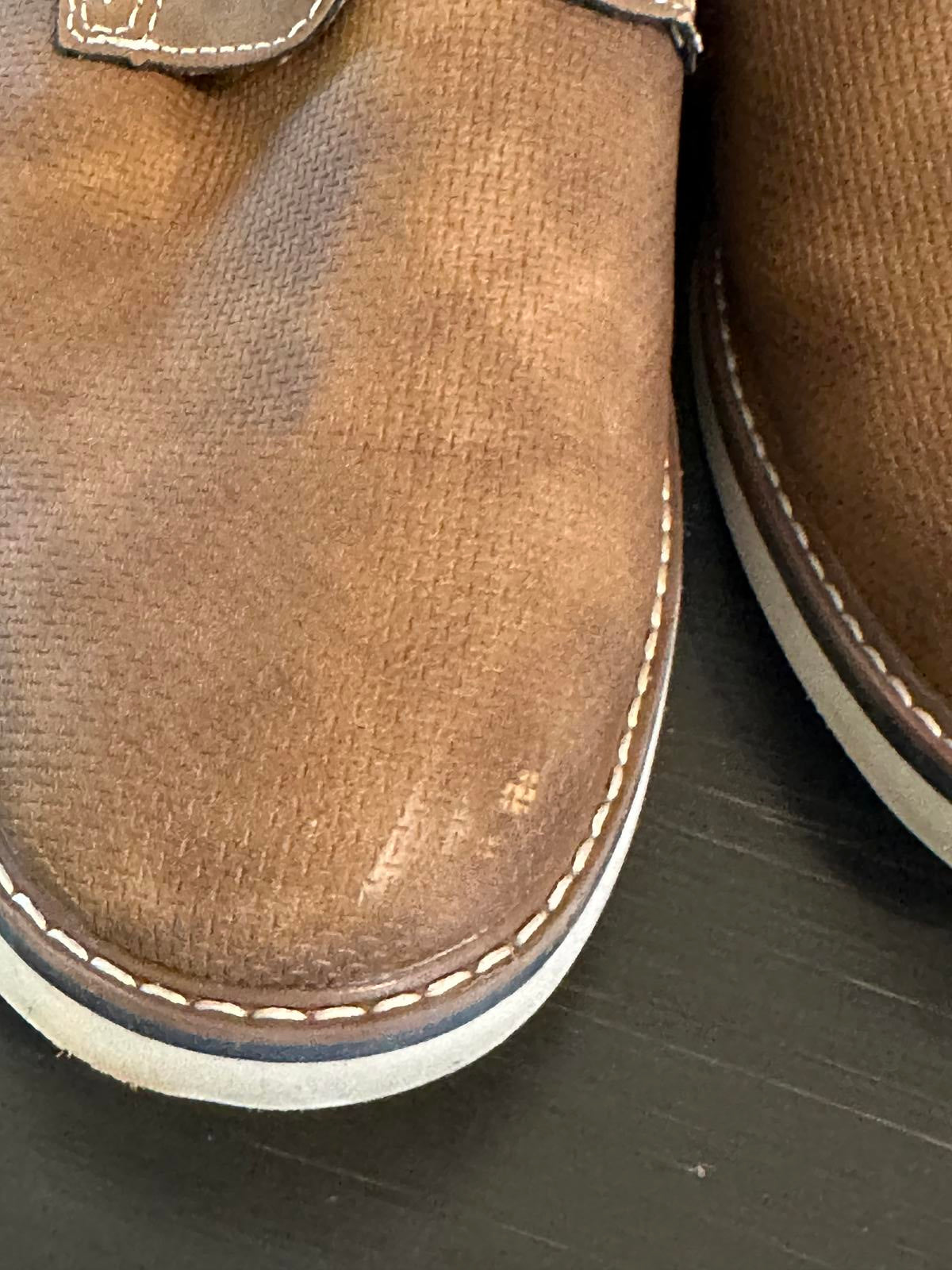 Nunn Bush Men’s Brown Leather Casual Shoes Size 13