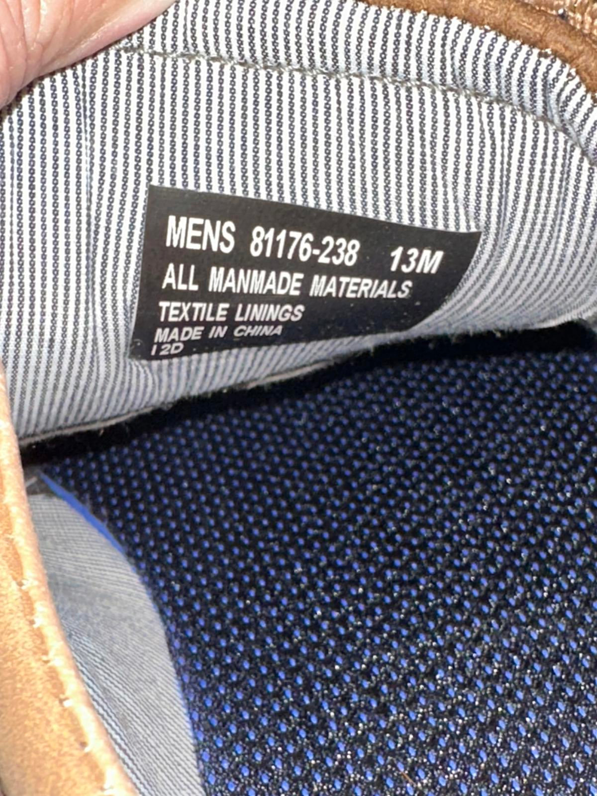 Nunn Bush Men’s Brown Leather Casual Shoes Size 13