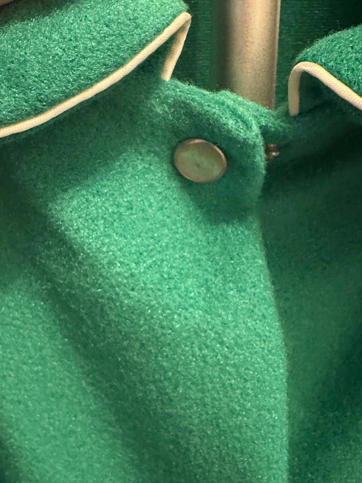 Carole Vintage Women’s Green Long Housecoat Nightgown