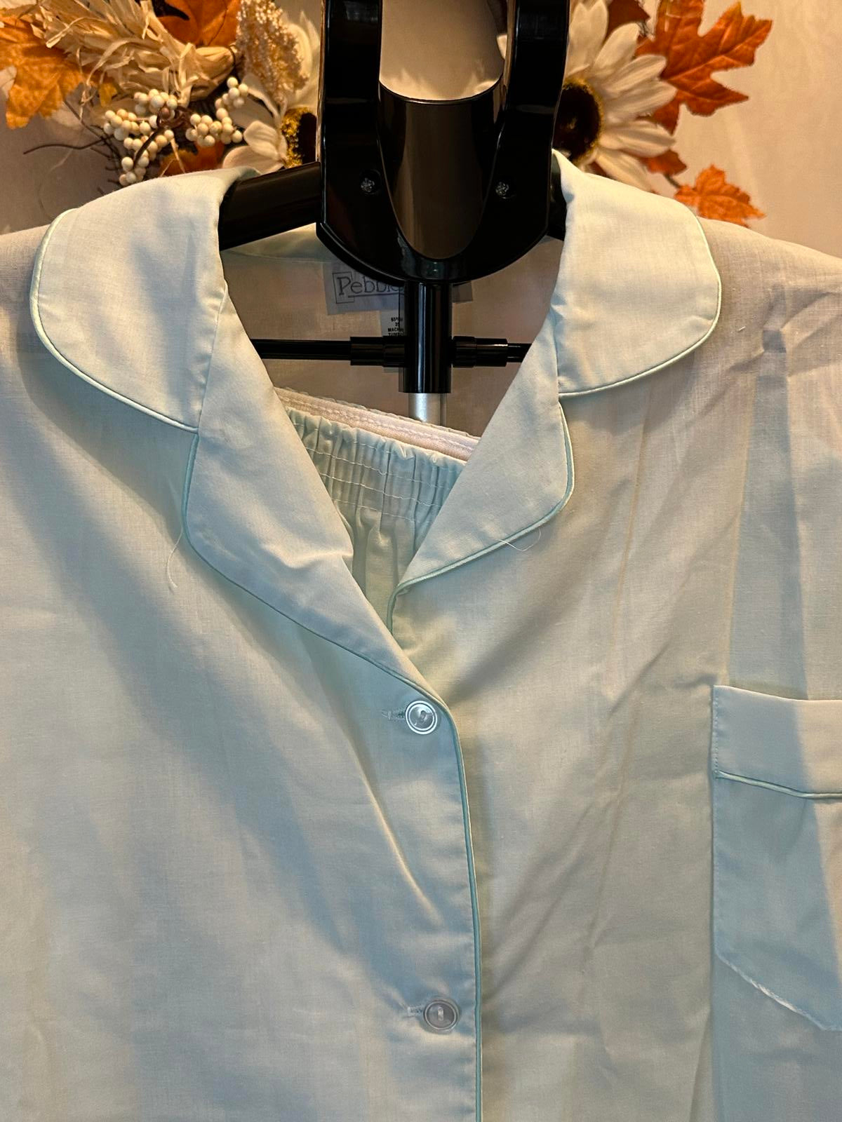 PebbleBrook Women’s Light Blue Pajama Set 3X NWT